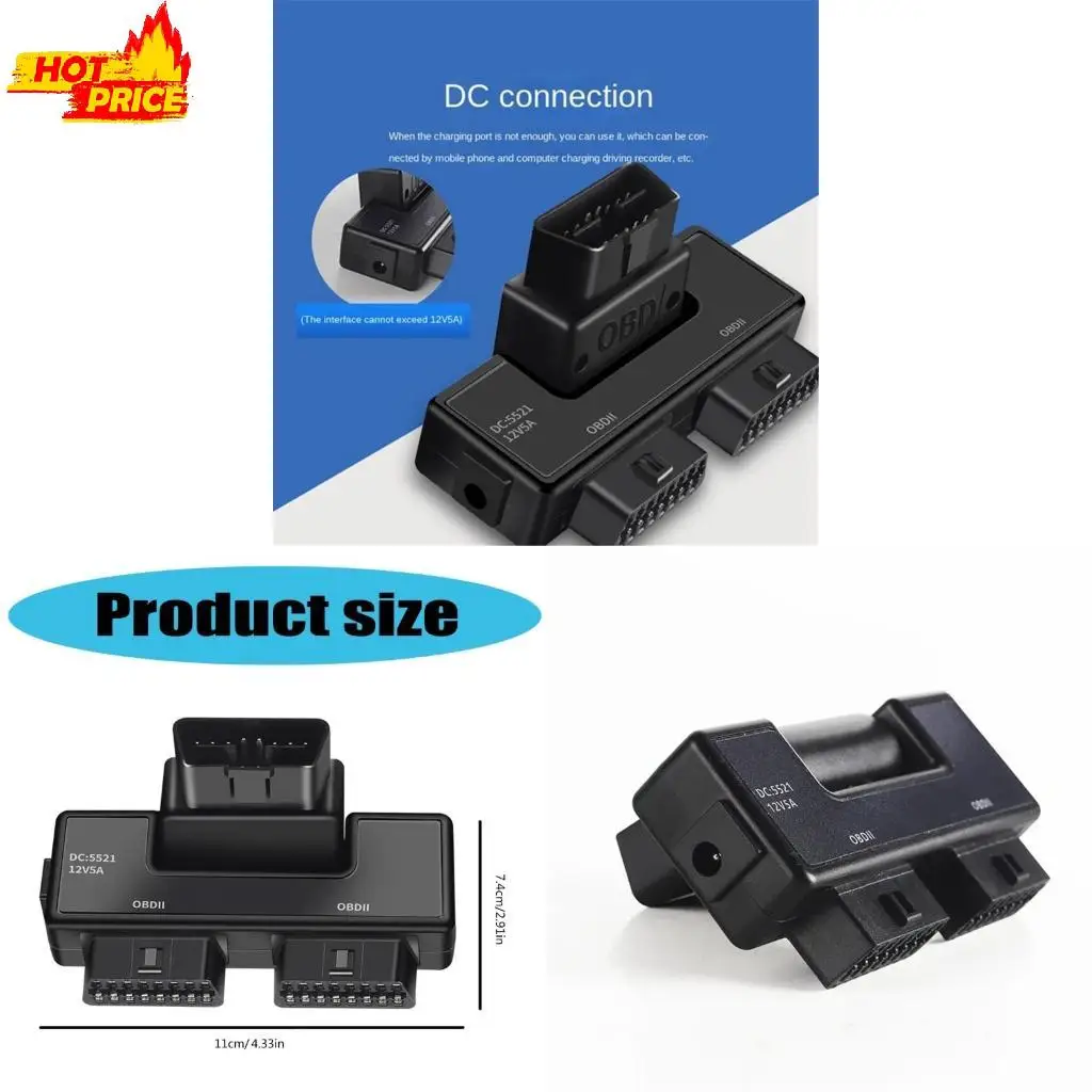 Кабель расширения obd obd2, разделившийся на два провода адаптера с интерфейсом DC5521
Кабель расширения obd obd2, разделившийся на два провода адаптера с интерфейсом DC5521