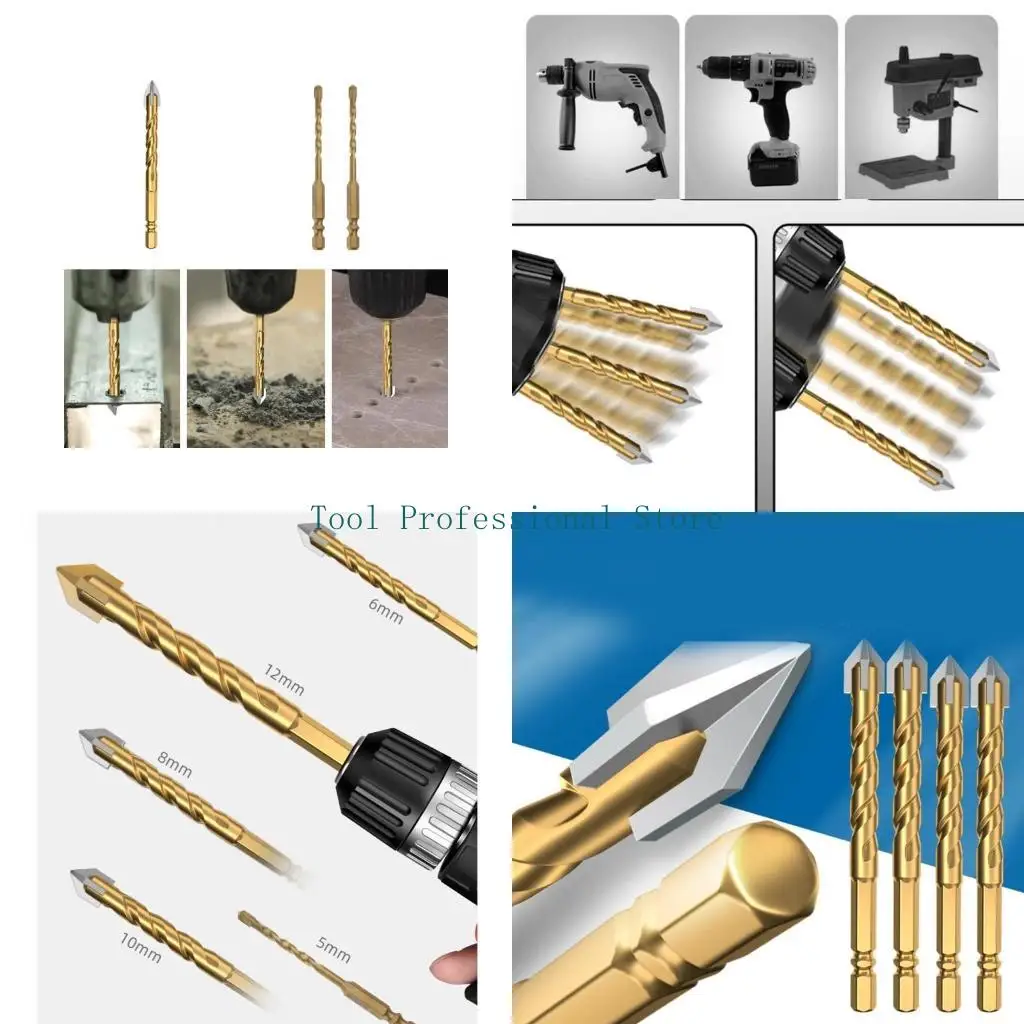 57QF Drill Bit Set Professional Drill Bit Set for Glass Brick Plastic Cement Wood Tile Industrial Strength Carbide Drill Bit
57QF Drill Bit Set Professional Drill Bit Set for Glass Brick Plastic Cement Wood Tile Industrial Strength Carbide Drill Bit