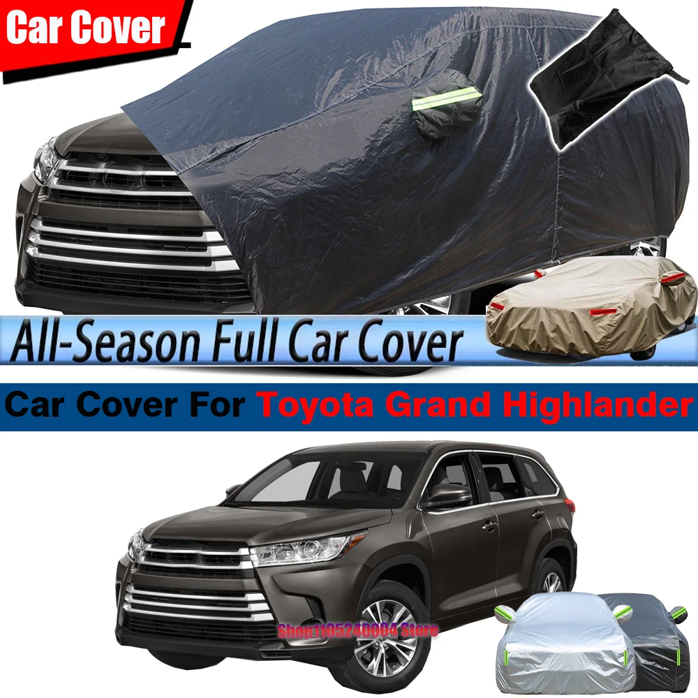 Anti UV Black Waterproof SUV Cover Sun Shade Snow Rain Protection For Toyota Grand Highlander 2022-2025
Anti UV Black Waterproof SUV Cover Sun Shade Snow Rain Protection For Toyota Grand Highlander 2022-2025