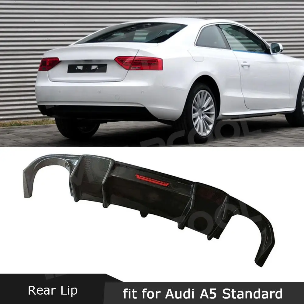 Rear Diffuser Bumper Lip Splitters Spoiler Cover With Led Light for Audi A5 Standard 2012-2016 Carbon Fiber Restyle Accessories
Rear Diffuser Bumper Lip Splitters Spoiler Cover With Led Light for Audi A5 Standard 2012-2016 Carbon Fiber Restyle Accessories