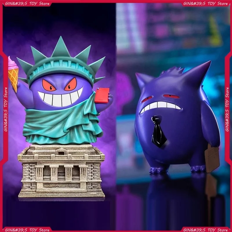 PokéMon Gengar COS Statue of Liberty Anime Figure Cute Q version Office Worker Gengar Collection Model Toys Desktop Decor Gifts
PokéMon Gengar COS Statue of Liberty Anime Figure Cute Q version Office Worker Gengar Collection Model Toys Desktop Decor Gifts