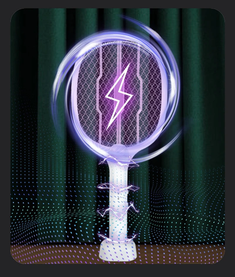 USB Charging Wireless 2-In-1 Mosquito Swatter Home Dormitory Purple Light Mosquito Lure Electric Shock Mosquito Swatter New
USB Charging Wireless 2-In-1 Mosquito Swatter Home Dormitory Purple Light Mosquito Lure Electric Shock Mosquito Swatter New
