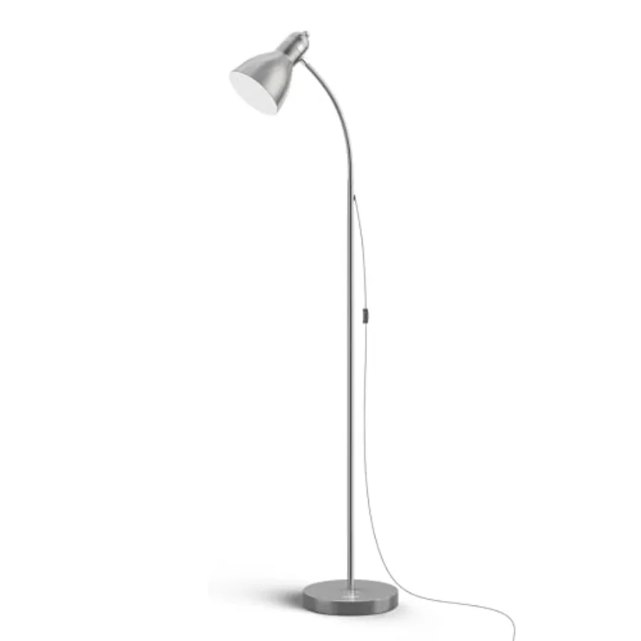 Floor Lamp, Metal Standing Lamp with Adjustable Gooseneck, Heavy Metal Base, Reading Pole Lamp for Office, Floor Lamps for Bedr
Floor Lamp, Metal Standing Lamp with Adjustable Gooseneck, Heavy Metal Base, Reading Pole Lamp for Office, Floor Lamps for Bedr