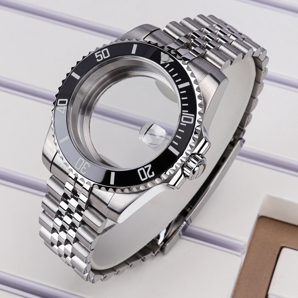 40mm NH35 Mechanical Watch Cases SUB Sapphire for GMT Yacht NH34 NH 35 NH36 7S26 4R35 Miyota8215 ETA2824 Jubilee Oyster Bracelet
40mm NH35 Mechanical Watch Cases SUB Sapphire for GMT Yacht NH34 NH 35 NH36 7S26 4R35 Miyota8215 ETA2824 Jubilee Oyster Bracelet