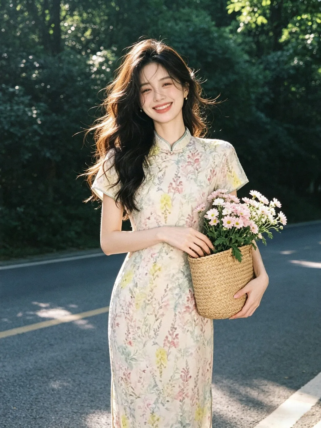 New Chinese Style Fashionable Printed Qipao Dress Bodycon Long Skirt High Waist Cotton Short Sleeve Women's Summer Dress
New Chinese Style Fashionable Printed Qipao Dress Bodycon Long Skirt High Waist Cotton Short Sleeve Women's Summer Dress
