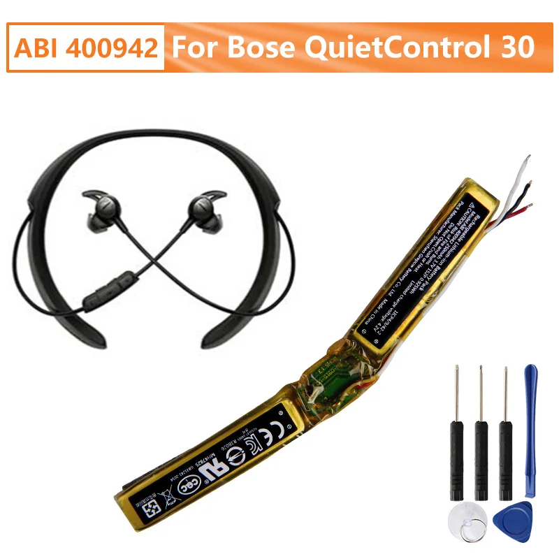 Сменный аккумулятор ABI 400942 для Bose QuietControl 30, перезаряжаемый литий-ионный аккумулятор 250 мАч
Сменный аккумулятор ABI 400942 для Bose QuietControl 30, перезаряжаемый литий-ионный аккумулятор 250 мАч