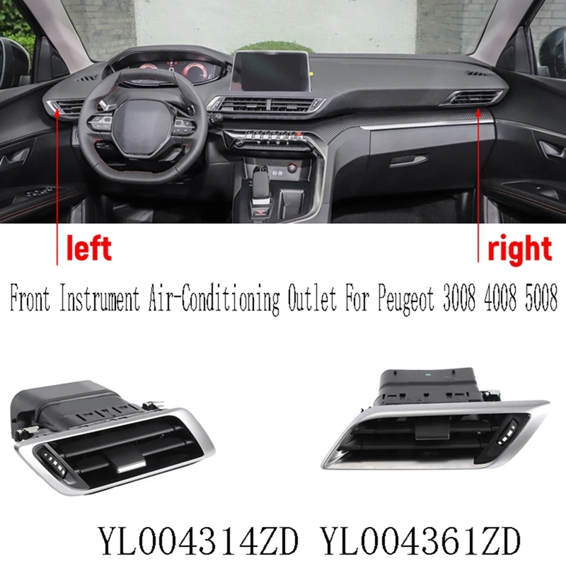 NEW-Front L+R Instrument Air-Conditioning Outlet Air Conditioning Vent For Peugeot 3008 4008 5008 YL004314ZD YL004361ZD
NEW-Front L+R Instrument Air-Conditioning Outlet Air Conditioning Vent For Peugeot 3008 4008 5008 YL004314ZD YL004361ZD