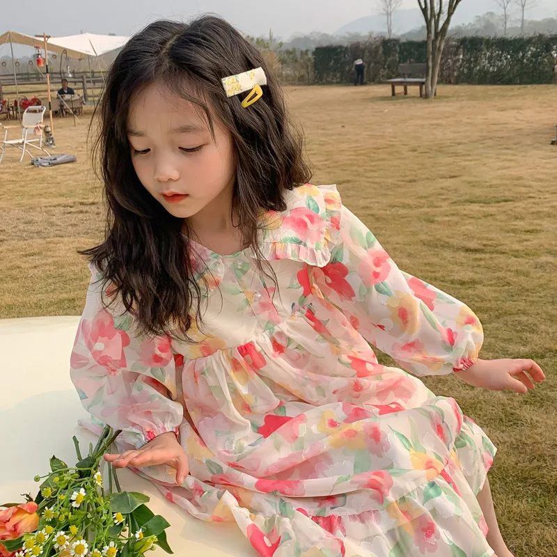 New Fashion Flowers Dresses For Girls Spring Summer Elegant Little Princess Dress Birthday Party Kids Clothes 3 4 5 6 7 8 Years
New Fashion Flowers Dresses For Girls Spring Summer Elegant Little Princess Dress Birthday Party Kids Clothes 3 4 5 6 7 8 Years