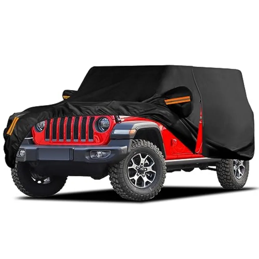 Waterproof Car Cover for Jeep Wrangler 4 Door 2006-2026 JK JL Outdoor Waterproof Sun Rain Snow Hail Protection with Driver Door
Waterproof Car Cover for Jeep Wrangler 4 Door 2006-2026 JK JL Outdoor Waterproof Sun Rain Snow Hail Protection with Driver Door