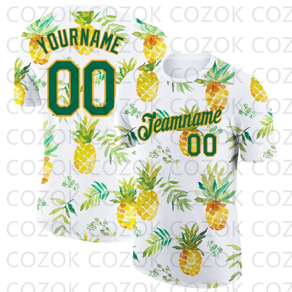 Custome Fruit Pattern Style Football Jerseys for Men Women Unisex Football Short Sleeves Athletic Tee Shirts
Custome Fruit Pattern Style Football Jerseys for Men Women Unisex Football Short Sleeves Athletic Tee Shirts