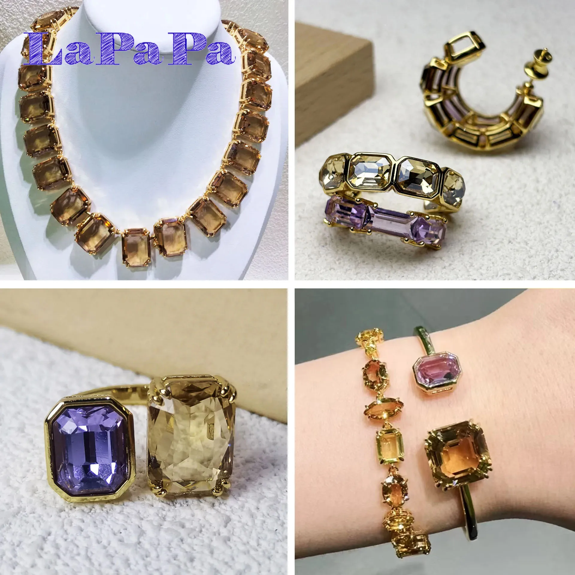 2025 New Fashion Octagonal Cut Crystal Fine Jewelry Set Luxury Brand for Women Earrings Necklaces Bracelet Ring Party Jewelry
2025 New Fashion Octagonal Cut Crystal Fine Jewelry Set Luxury Brand for Women Earrings Necklaces Bracelet Ring Party Jewelry