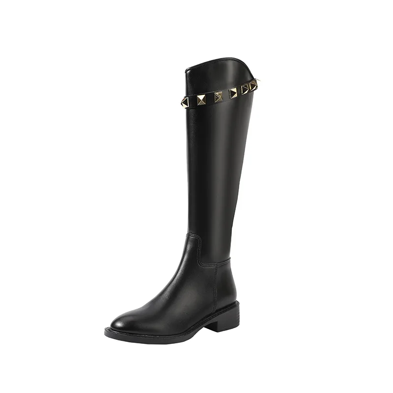 British Style Black Retro Western Denim Boots Early Autumn 2024 New Knee Length Boots High Barrel French Women's Boots
British Style Black Retro Western Denim Boots Early Autumn 2024 New Knee Length Boots High Barrel French Women's Boots