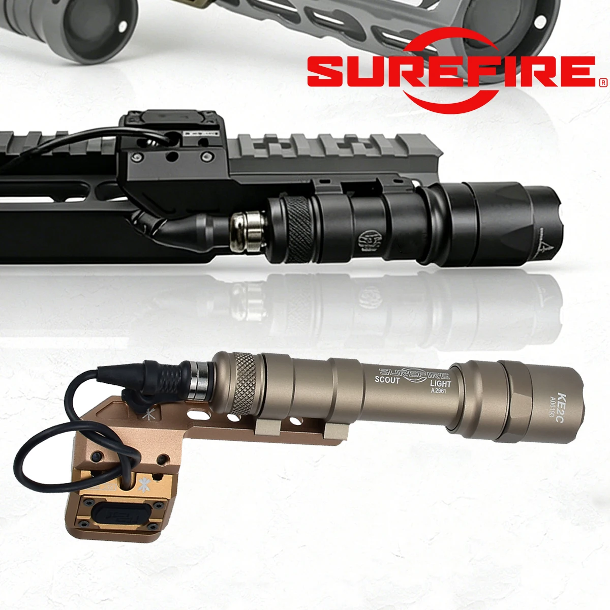 Surefire M600 M300 M600C Tactical Airsoft Flashlight Scout Light 20mm Picatinny Dual Pressure Switch UNITY Offset Mount Hunting
Surefire M600 M300 M600C Tactical Airsoft Flashlight Scout Light 20mm Picatinny Dual Pressure Switch UNITY Offset Mount Hunting