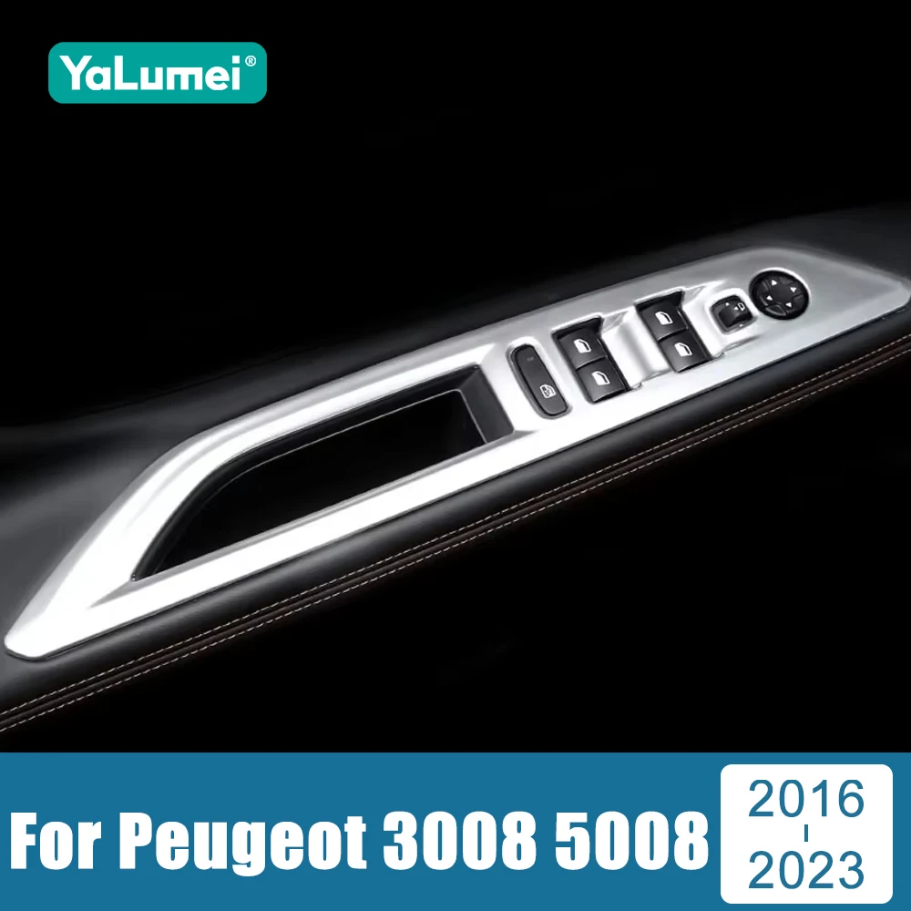 For Peugeot 3008 5008 GT 2016 2017 2018 2019 2020 2021 2022 2023 Hybrid Car Window Glass Lift Switch Panel Button Cover Trims
For Peugeot 3008 5008 GT 2016 2017 2018 2019 2020 2021 2022 2023 Hybrid Car Window Glass Lift Switch Panel Button Cover Trims