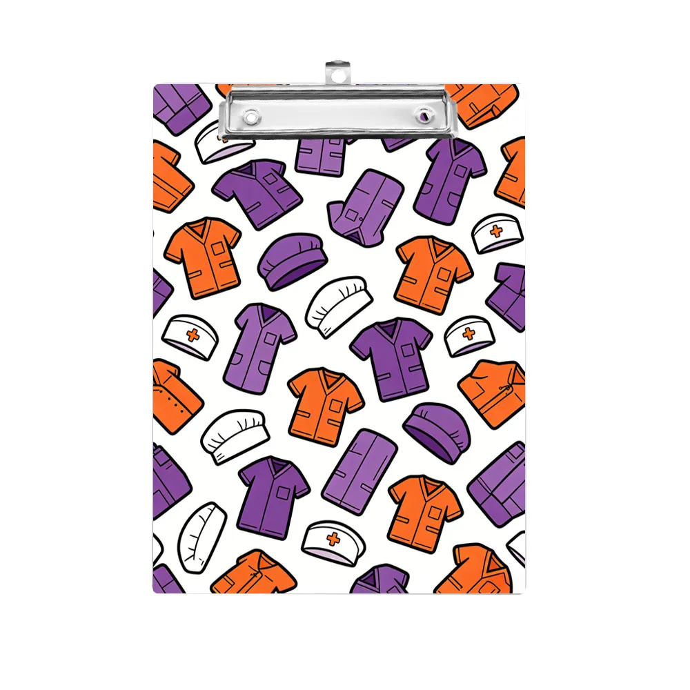 1pc A4 sized medical uniform with a theme and clip on writing board, double-sided printed pattern, office and study supplies
1pc A4 sized medical uniform with a theme and clip on writing board, double-sided printed pattern, office and study supplies