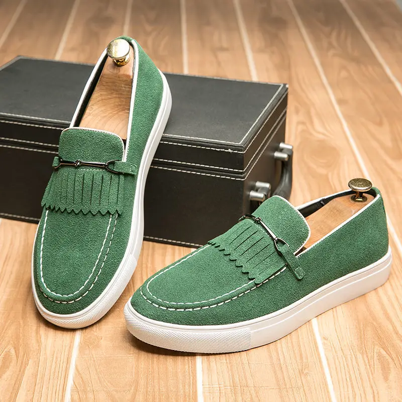 Summer Tassel Loafers Men Suede Shoes Fashion Casual Sneaker Business Shoes Flats Slip On Driving Shoes Free Shipping
Summer Tassel Loafers Men Suede Shoes Fashion Casual Sneaker Business Shoes Flats Slip On Driving Shoes Free Shipping