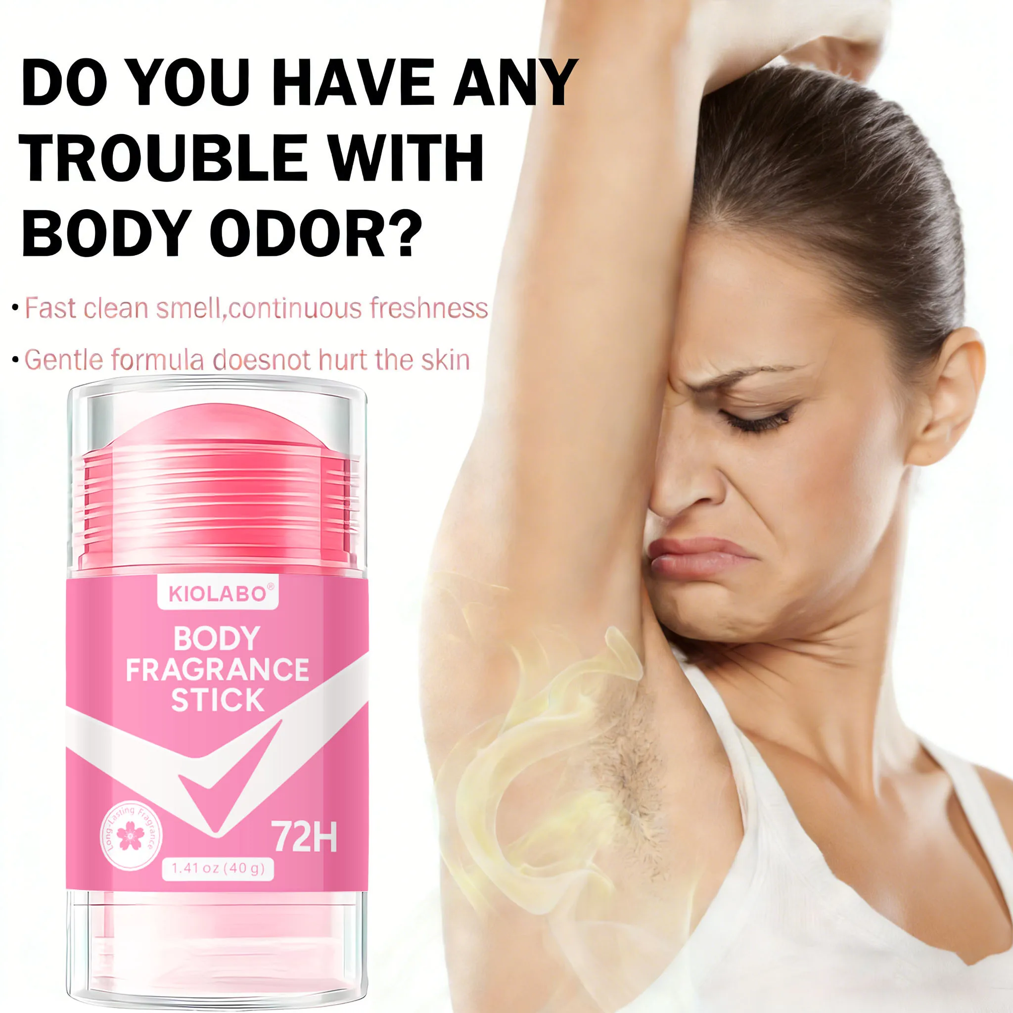 40g Rose Deodorant Stick Natural Long-Lasting Moisturizer Portable Anytime Application for Persistent Odors Low Sensitivity
40g Rose Deodorant Stick Natural Long-Lasting Moisturizer Portable Anytime Application for Persistent Odors Low Sensitivity