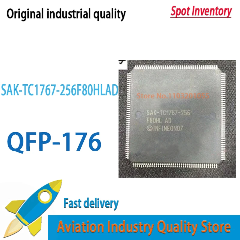1PCS/LOT SAK-TC1767-256F80HLAD SAK-TC1767-256F80HL SAK-TC1767-256 SAK-TC1767 TC1767 LQFP-176 Brand new in stock
1PCS/LOT SAK-TC1767-256F80HLAD SAK-TC1767-256F80HL SAK-TC1767-256 SAK-TC1767 TC1767 LQFP-176 Brand new in stock