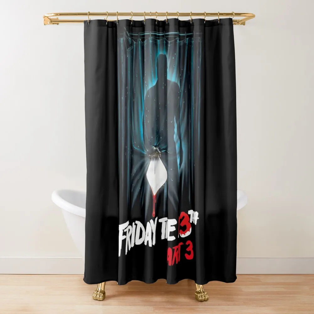 Friday the 13th Part 3 Movie Poster Shower Curtain Anime Shower Waterproof Shower Curtain
Friday the 13th Part 3 Movie Poster Shower Curtain Anime Shower Waterproof Shower Curtain