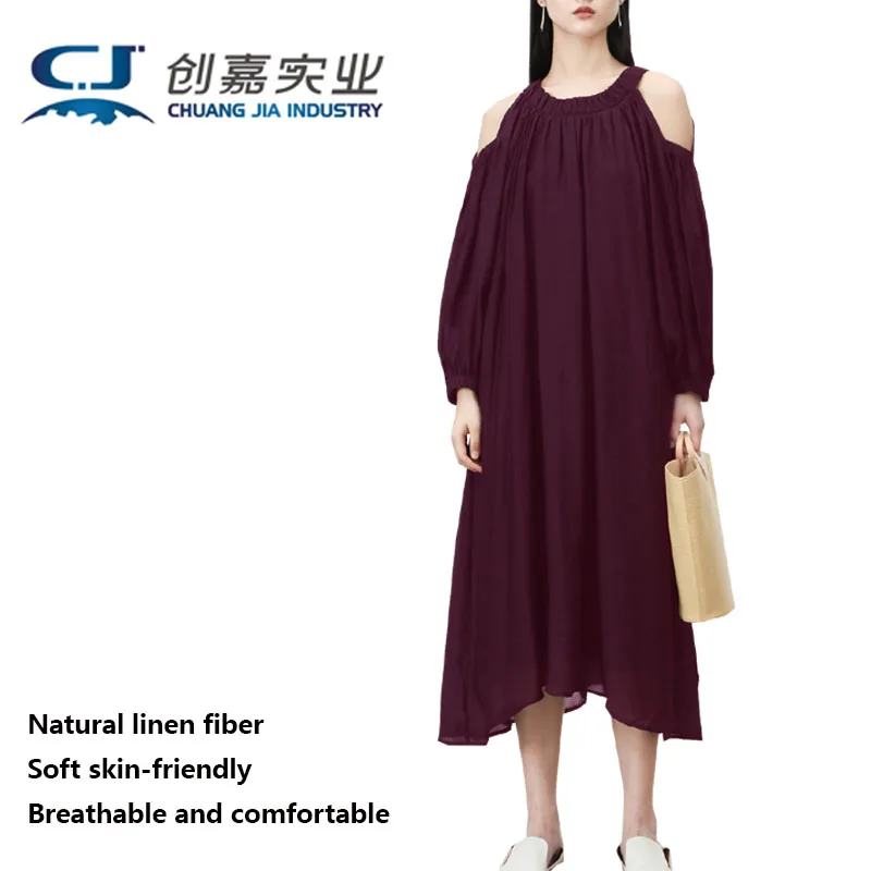 Linen Spring and Summer Women's Long-sleeved Dress Pleated Loose 3XL Comfortable Stylish Skirt Original Design Women's Clothing
Linen Spring and Summer Women's Long-sleeved Dress Pleated Loose 3XL Comfortable Stylish Skirt Original Design Women's Clothing