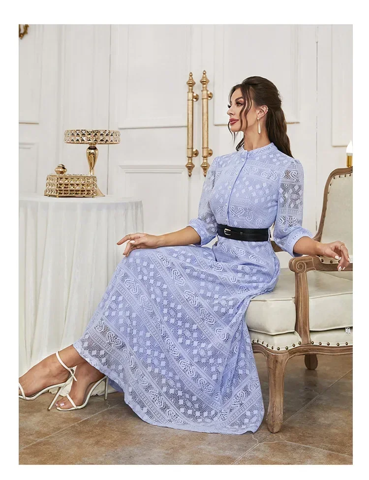 High-waisted A-line Dress Elegant Temperament Gown Casual Dubai Abayas African Dress for Women Caftan Robe Women Abayas Vestidos
High-waisted A-line Dress Elegant Temperament Gown Casual Dubai Abayas African Dress for Women Caftan Robe Women Abayas Vestidos