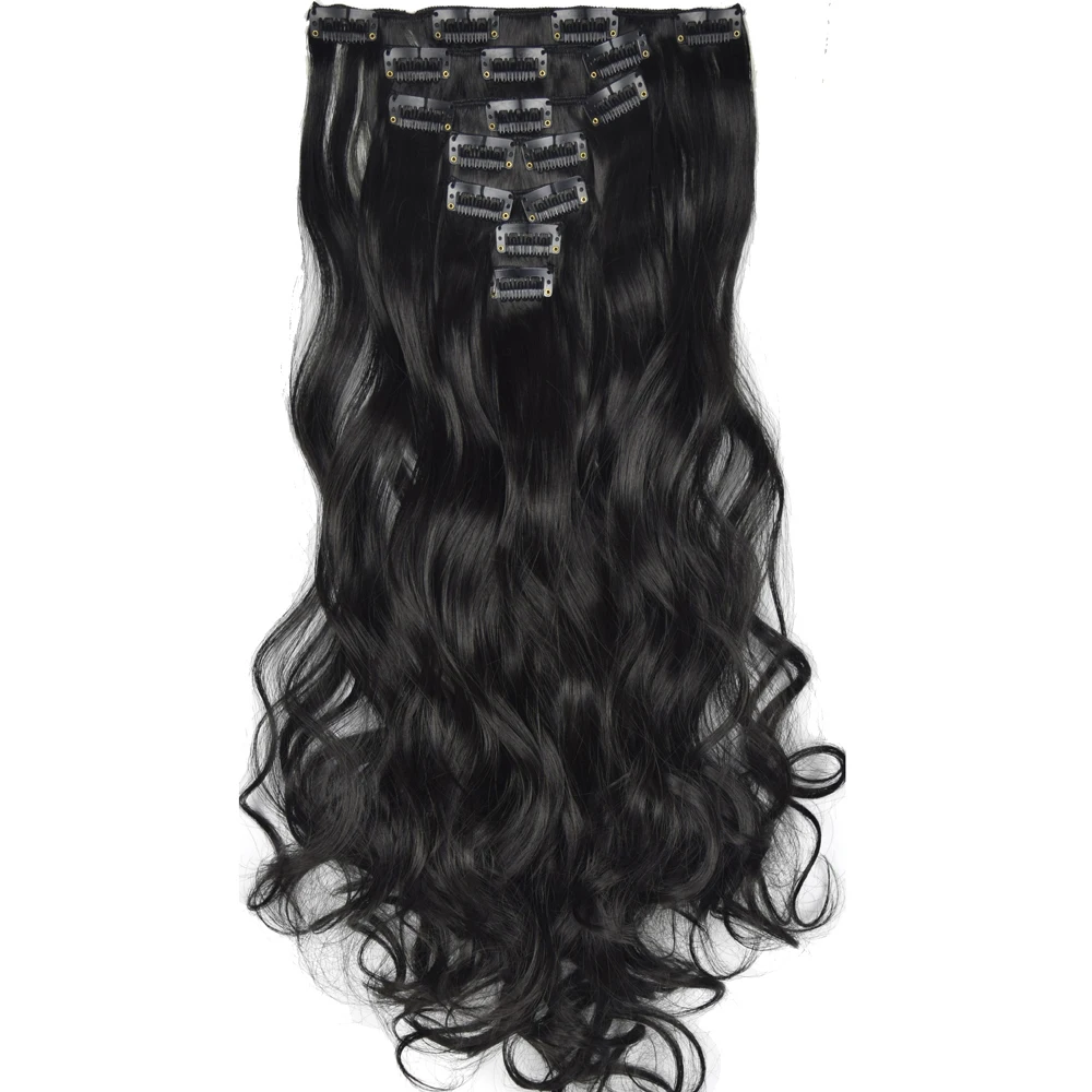 Heat Resistant Synthetic Fiber 130gr Body Wave Clip in hair Extensions 7008
Heat Resistant Synthetic Fiber 130gr Body Wave Clip in hair Extensions 7008