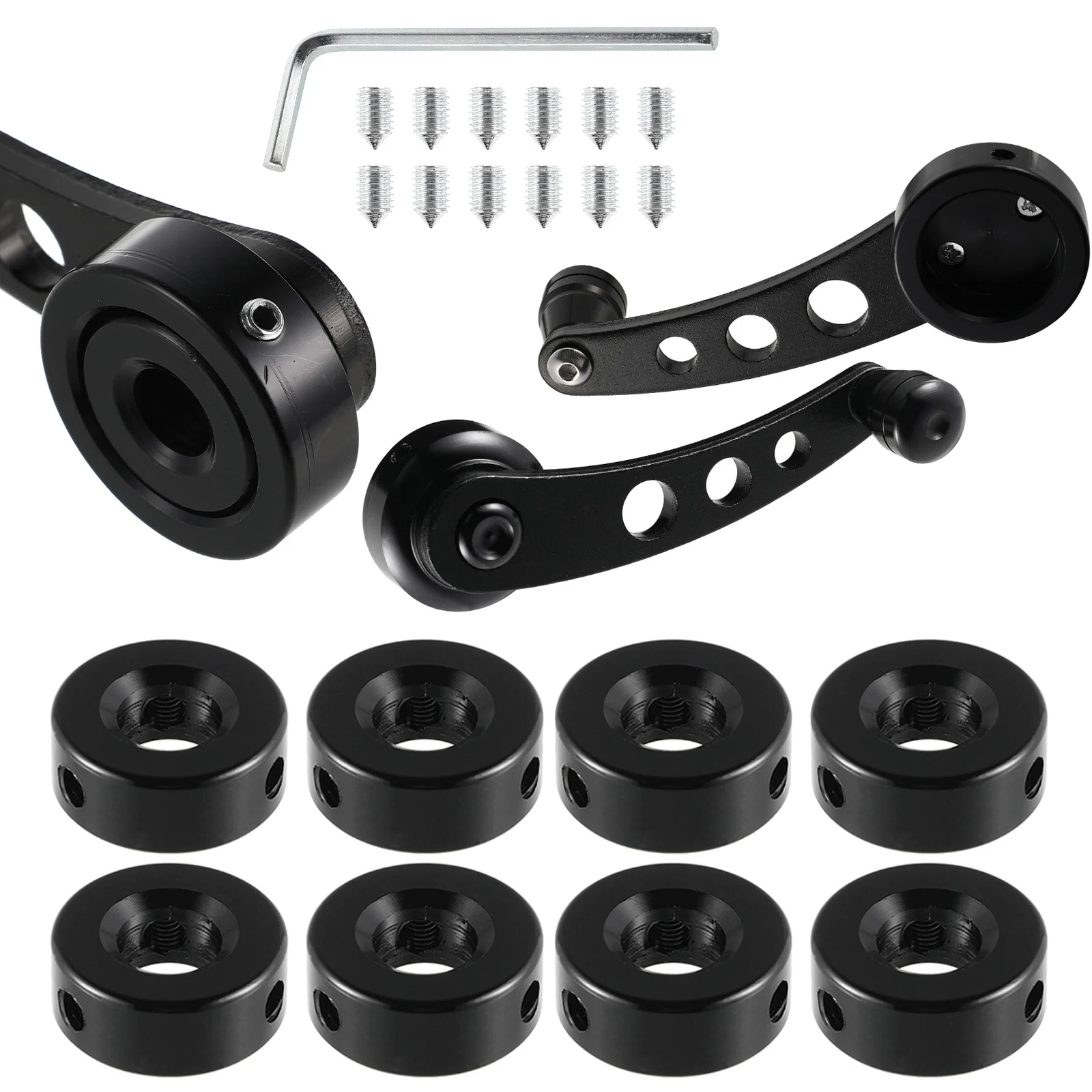 1Set Car Window Shake Handle Aluminum Upgrade Universal Manual Window Crank Rocker Door Crank Handle Left Right Black
1Set Car Window Shake Handle Aluminum Upgrade Universal Manual Window Crank Rocker Door Crank Handle Left Right Black