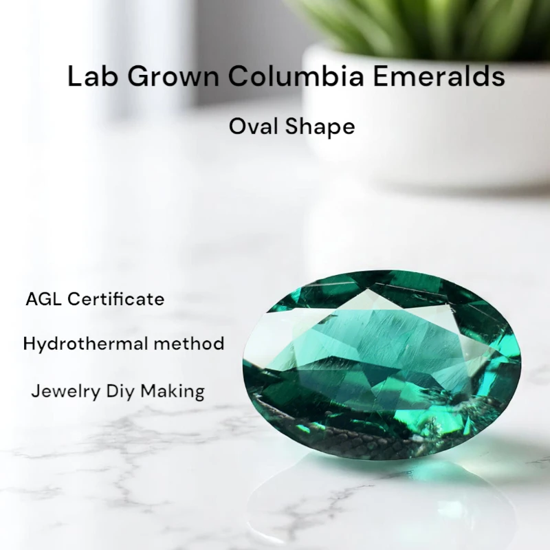 Columbia Emeralds Lab Grown Oval Shape 3x4mm Gemstone for Diy Jewelry Pendant Bracelet Making Materials Selectable Certificate
Columbia Emeralds Lab Grown Oval Shape 3x4mm Gemstone for Diy Jewelry Pendant Bracelet Making Materials Selectable Certificate