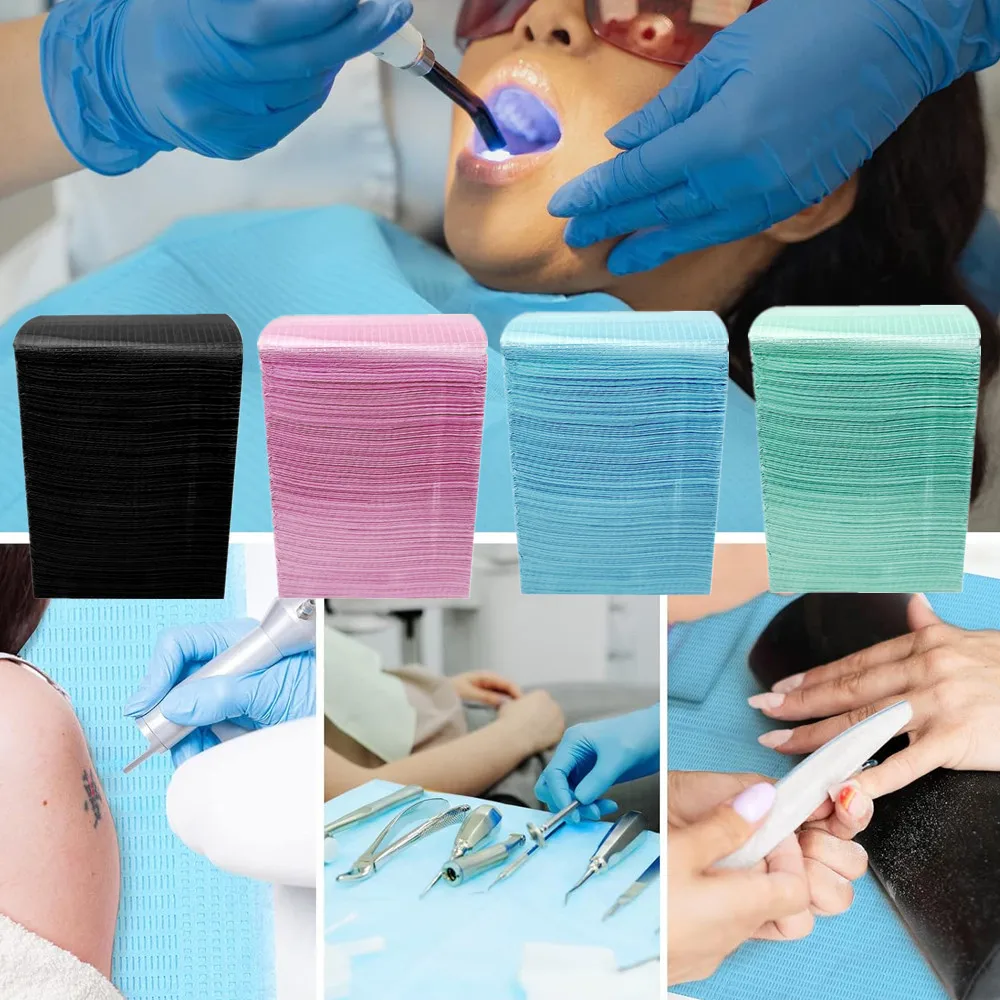 Disposable Dental Chest Towel Dentist Bibs Tattoo Clean Pad Tattoo Table Covers Nail Pad Dentistry Scarf Lacing Bibs Accessories
Disposable Dental Chest Towel Dentist Bibs Tattoo Clean Pad Tattoo Table Covers Nail Pad Dentistry Scarf Lacing Bibs Accessories