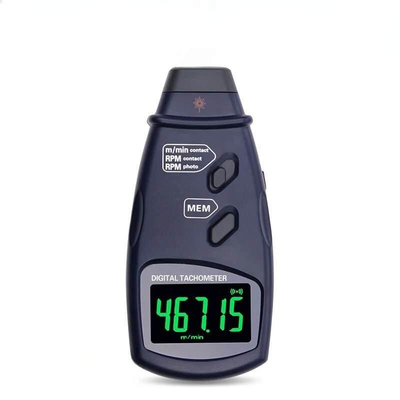 Photoelectric contact type dual-purpose digital display tachometer, laser tachometer
Photoelectric contact type dual-purpose digital display tachometer, laser tachometer