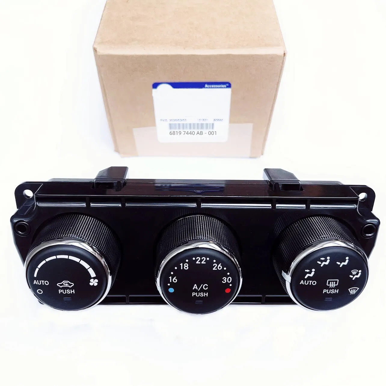 Automatic Temperature Controller (Air Conditioning Controller Assembly), 68197440AB, Suitable For: Wrangler JK, J3, 2015-2019
Automatic Temperature Controller (Air Conditioning Controller Assembly), 68197440AB, Suitable For: Wrangler JK, J3, 2015-2019