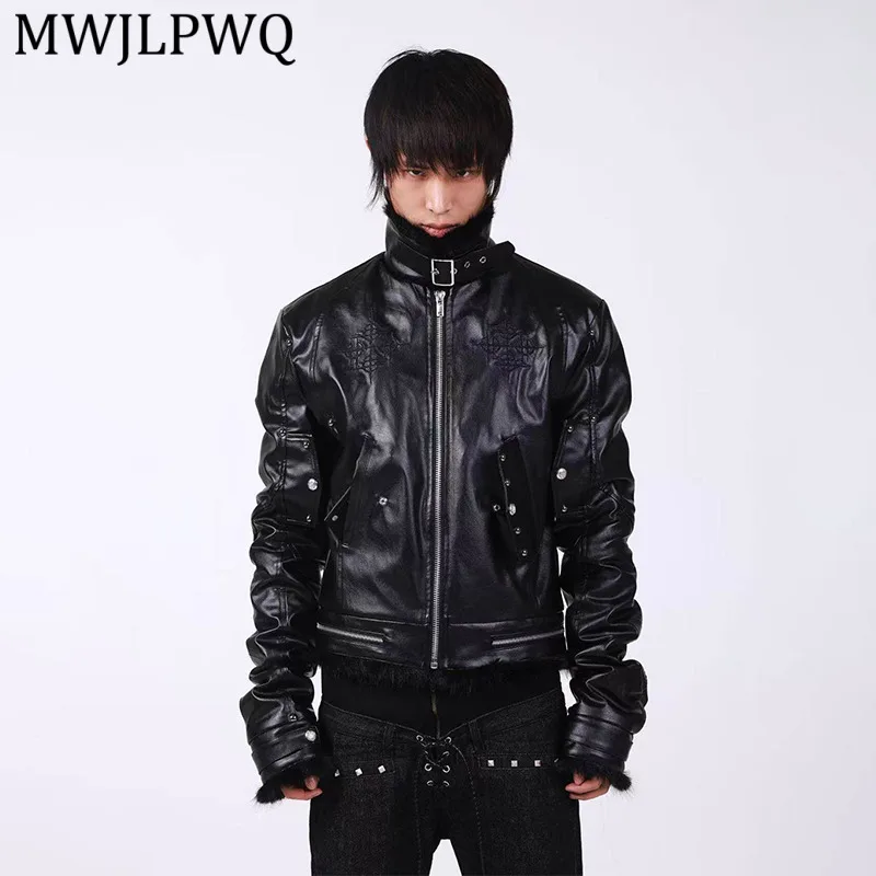MWJLPWQ Heavy-Duty Dark Style Embroidery Jacket Men's Fur Patchwork Design Streetwear Spring Thickened Stand Collar Tops 14487
MWJLPWQ Heavy-Duty Dark Style Embroidery Jacket Men's Fur Patchwork Design Streetwear Spring Thickened Stand Collar Tops 14487
