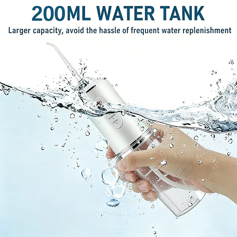 2026 Cordless Electric Water Flosser with 3 Modes And 4 Jet Tips Portable Dental Oral Irrigator Rechargeable Teeth Cleaning
2026 Cordless Electric Water Flosser with 3 Modes And 4 Jet Tips Portable Dental Oral Irrigator Rechargeable Teeth Cleaning