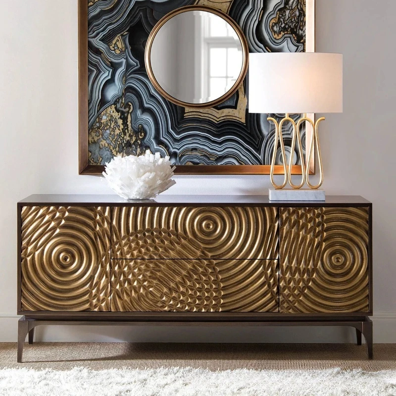 High-end neoclassical TV cabinet light luxury solid wood dining side decorative locker
High-end neoclassical TV cabinet light luxury solid wood dining side decorative locker
