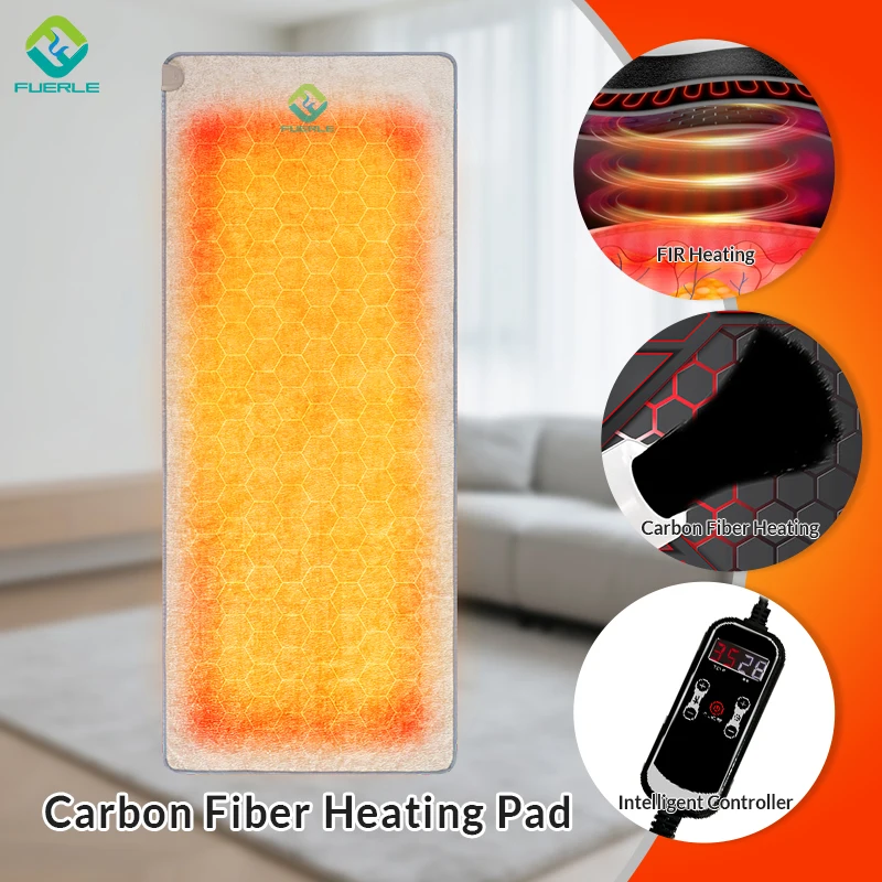Fuerle 110V/220V Electric Heating Mat Queen Size Carbon Fiber Heating Pad For Home Use Comfortable Warmth Sleeping Support
Fuerle 110V/220V Electric Heating Mat Queen Size Carbon Fiber Heating Pad For Home Use Comfortable Warmth Sleeping Support