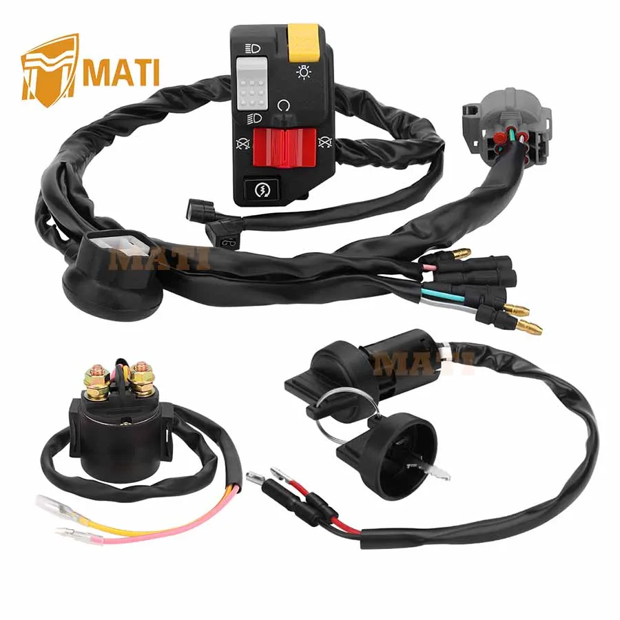 Handlebar Key Starter Relay Switch Kit for Honda TRX300EX 300EX Sportrax 300 1993-2006 35200-HM3-000 35020-HM3-A01 35200-HM3-903
Handlebar Key Starter Relay Switch Kit for Honda TRX300EX 300EX Sportrax 300 1993-2006 35200-HM3-000 35020-HM3-A01 35200-HM3-903