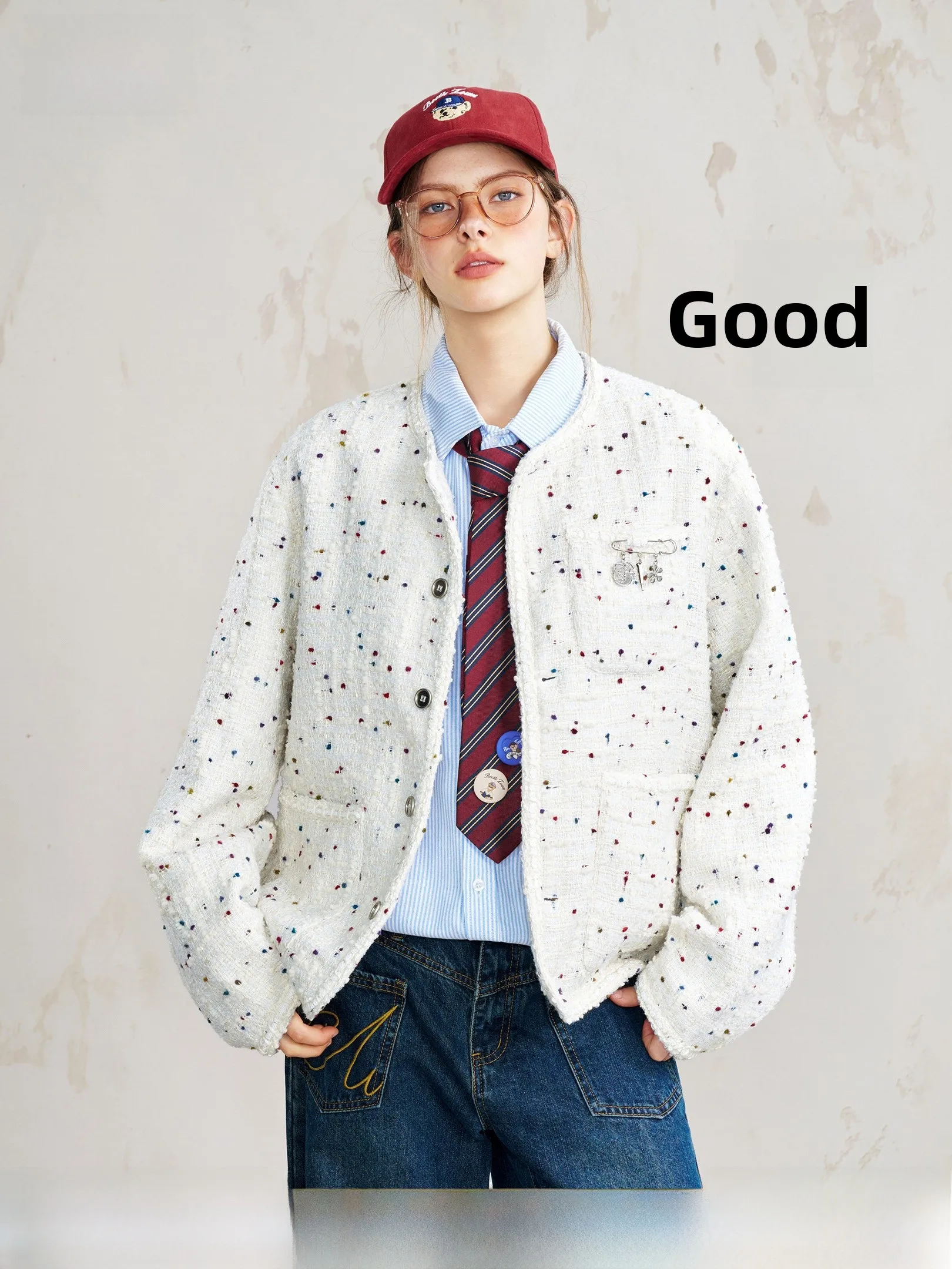 Женский топ BEETLE TOWN в горошек Ele Sle, весенне-осенний топ для похудения, высококачественная верхняя одежда Feel ort
Женский топ BEETLE TOWN в горошек Ele Sle, весенне-осенний топ для похудения, высококачественная верхняя одежда Feel ort