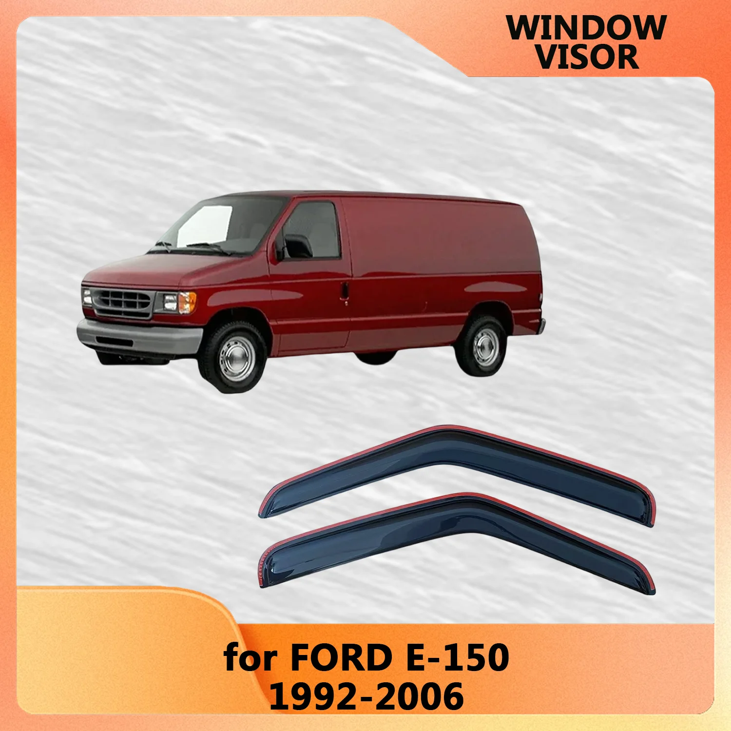 Ветровики (дефлекторы окон) вставного типа для Ford E-150 1992-2006 годов выпуска, защита от ветра, солнца и дождя
Ветровики (дефлекторы окон) вставного типа для Ford E-150 1992-2006 годов выпуска, защита от ветра, солнца и дождя