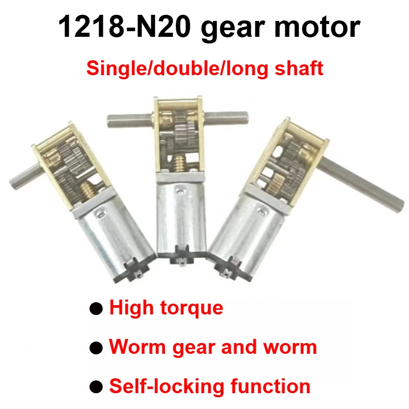 DC3V 6V 12V N20-1218 Mini N20 Мотор-редуктор Одинарный/двойной/длинный вал 4RPM-381RPM Медленная скорость Высокий крутящий момент ЧервьВсе Металлический мотор-редуктор
DC3V 6V 12V N20-1218 Mini N20 Мотор-редуктор Одинарный/двойной/длинный вал 4RPM-381RPM Медленная скорость Высокий крутящий момент ЧервьВсе Металлический мотор-редуктор