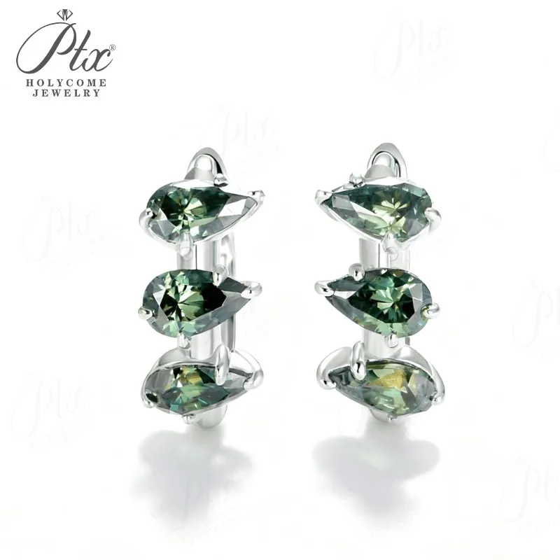 Hoop Earrings Six Water Drop Shape Pear Cut Moissanite D Color Cyan Ruby 925 Sterling Silver 10K 14K 18k Gold for Woman Wedding
Hoop Earrings Six Water Drop Shape Pear Cut Moissanite D Color Cyan Ruby 925 Sterling Silver 10K 14K 18k Gold for Woman Wedding