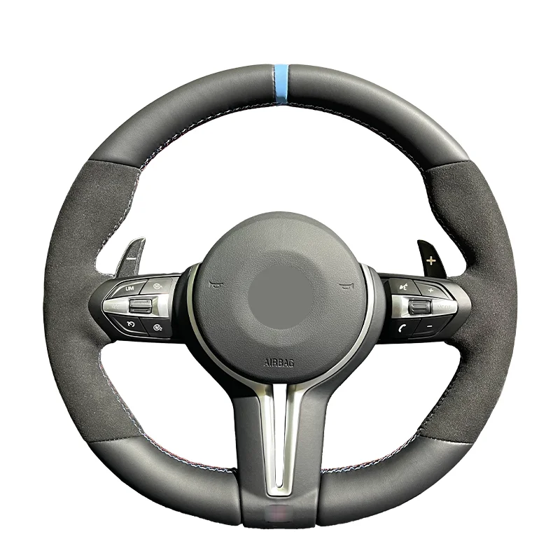 M Sporty Suede Steering Wheel For BMWs F01 F02 F03 F07 F10 F15 F20 F30 F20 F30 F35
M Sporty Suede Steering Wheel For BMWs F01 F02 F03 F07 F10 F15 F20 F30 F20 F30 F35
