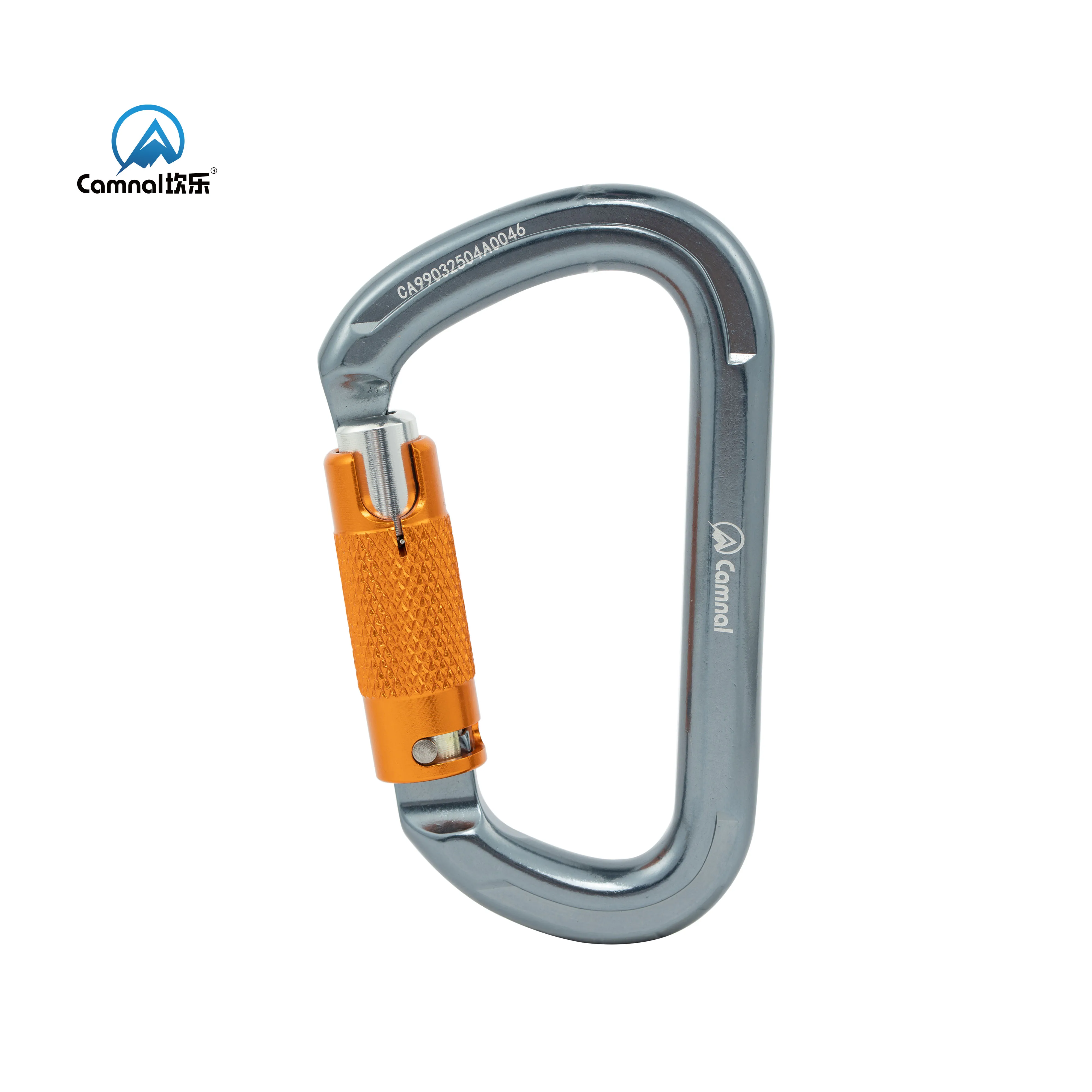 Camnal Heavy Duty 30KN Aluminum Double Lock D Shape Climbing Carabiner Hook Aerial Work CE Certified Model 9903 Custom Logo
Camnal Heavy Duty 30KN Aluminum Double Lock D Shape Climbing Carabiner Hook Aerial Work CE Certified Model 9903 Custom Logo