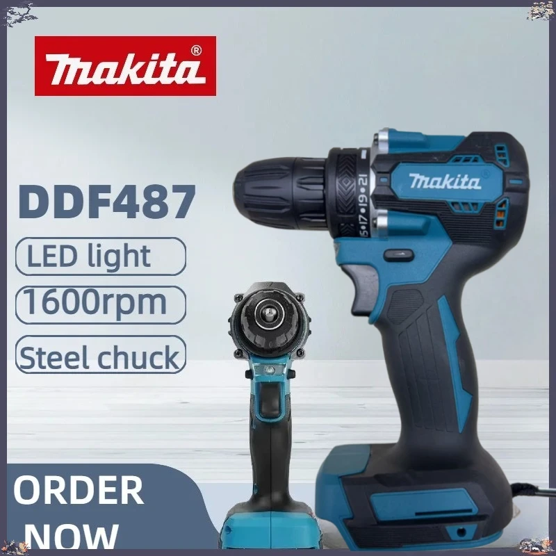 Аккумуляторная ударная дрель-шуруповерт Makita DDF487 10 мм, 18 В, бесщеточная, с высоким крутящим моментом
Аккумуляторная ударная дрель-шуруповерт Makita DDF487 10 мм, 18 В, бесщеточная, с высоким крутящим моментом