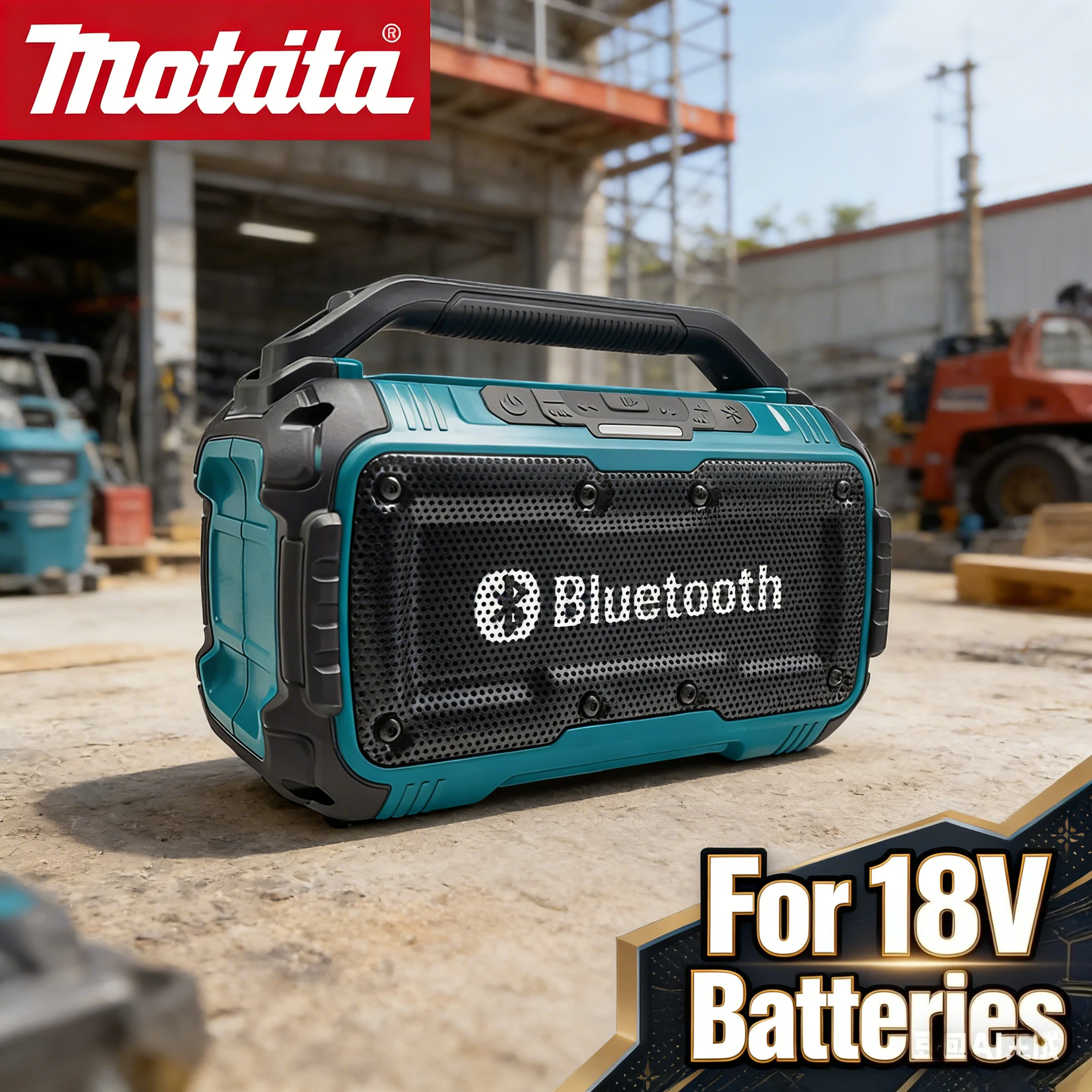 Makita Fit 18V Battery Cordless Bluetooth Speaker Portable Surround Speakers Dual Channel Subwoofer Loudspeaker
Makita Fit 18V Battery Cordless Bluetooth Speaker Portable Surround Speakers Dual Channel Subwoofer Loudspeaker
