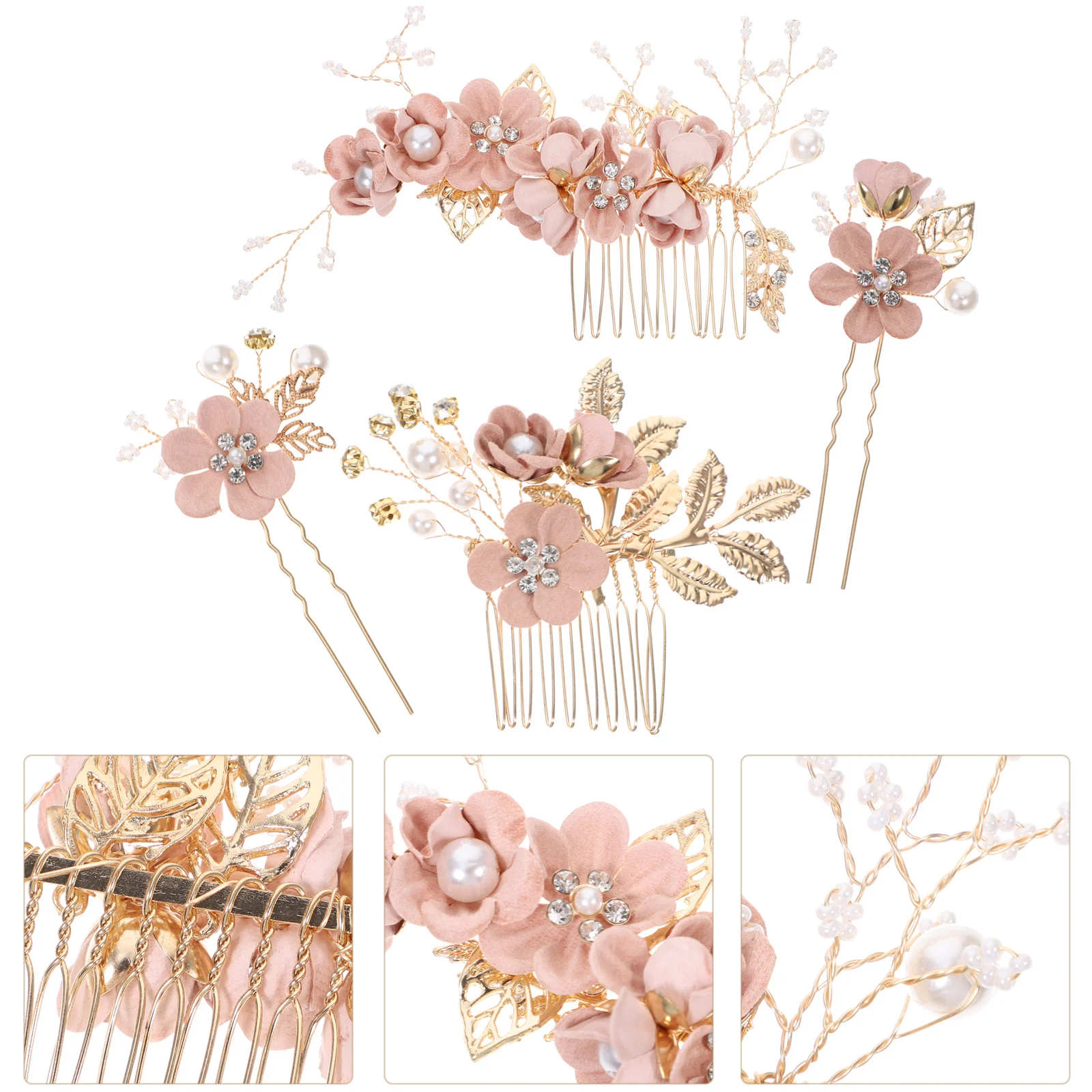4 Pcs Headgear Bridal Headwear Women's Hair Accessories Bridesmaid Imitation Pearls for Decorations Wedding
4 Pcs Headgear Bridal Headwear Women's Hair Accessories Bridesmaid Imitation Pearls for Decorations Wedding