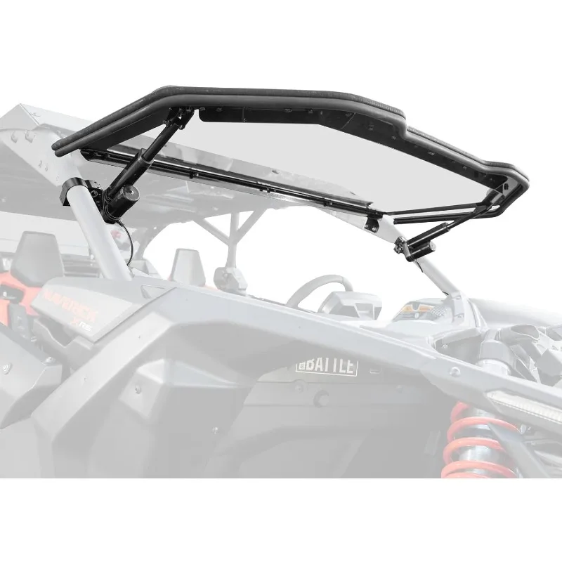 SuperATV MaxDrive Power Flip Windshield compatible with Can Am Maverick X3 2017+, Can be Opened to Any Position for Full Airflow 
SuperATV MaxDrive Power Flip Windshield compatible with Can Am Maverick X3 2017+, Can be Opened to Any Position for Full Airflow