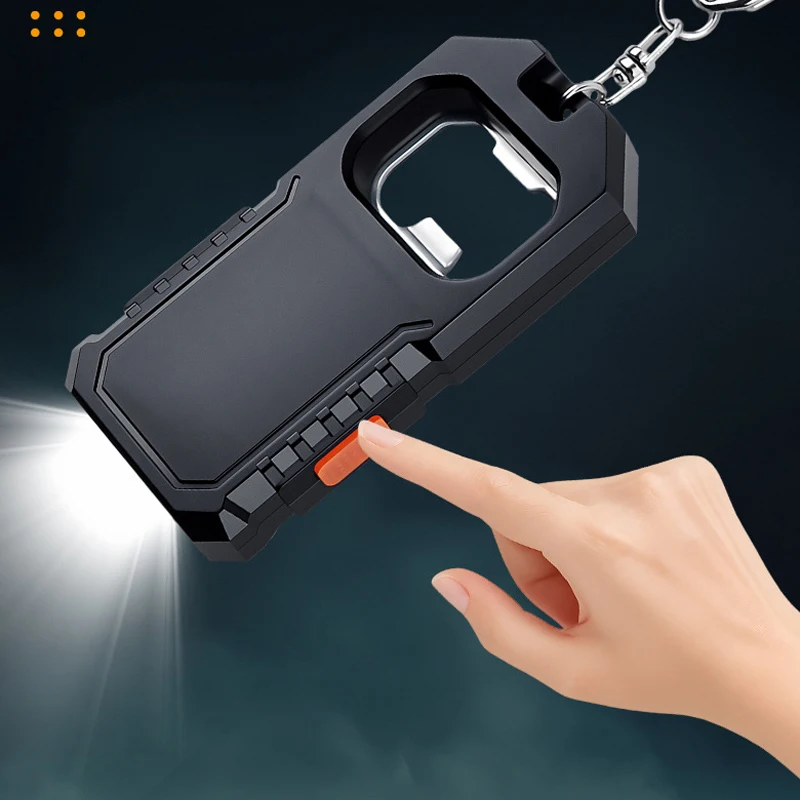 F5 COB Keychain Light LED Flashlight USB-C Rechargeable Mini Handheld Flashlight Work Light with Bottle Opener Outdoor Camping
F5 COB Keychain Light LED Flashlight USB-C Rechargeable Mini Handheld Flashlight Work Light with Bottle Opener Outdoor Camping