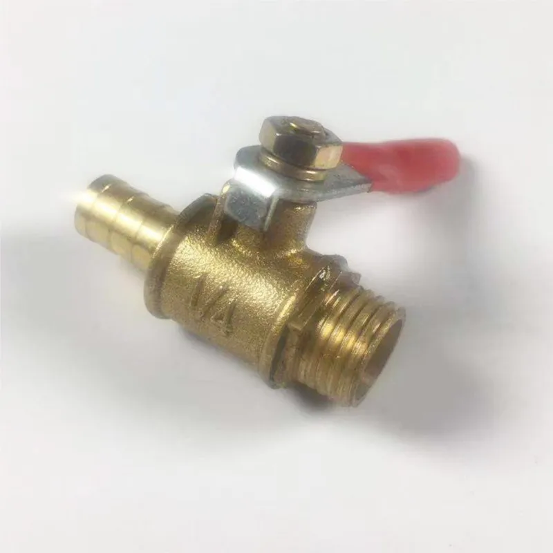 1pc Valve 8mm Hose Barb x 1/4" BSP Male Thread Two Way Brass Ball Valve For Oil Water Air
1pc Valve 8mm Hose Barb x 1/4" BSP Male Thread Two Way Brass Ball Valve For Oil Water Air