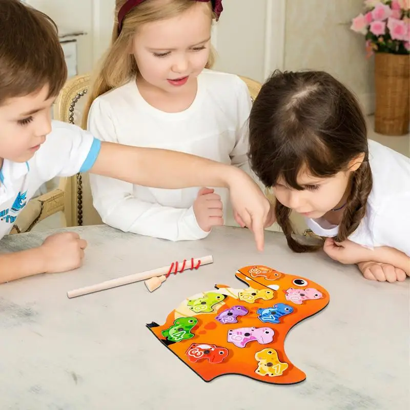 Игра «Рыбалка динозавра», дизайн динозавра, дошкольная обучающая игрушка, обучающая обучающая игра «Рыбалка» с цифрами для ребенка на день рождения 3
Игра «Рыбалка динозавра», дизайн динозавра, дошкольная обучающая игрушка, обучающая обучающая игра «Рыбалка» с цифрами для ребенка на день рождения 3