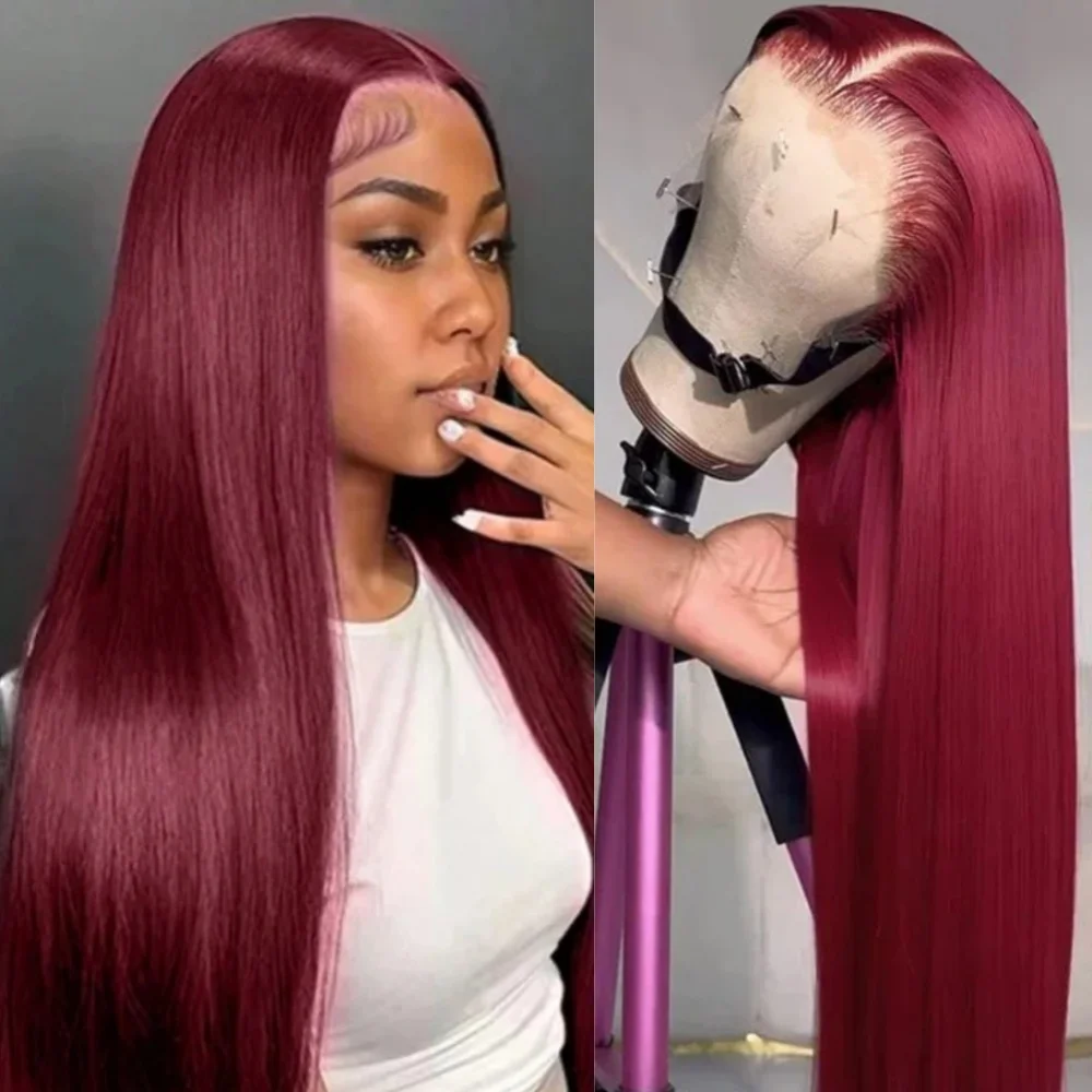 Синтетический парик 99j бургундского цвета, 13x4 HD, с кружевной передней частью, готовый к носке, без клея, длинный прямой парик для женщин, плотность 180, винно-красный парик
Синтетический парик 99j бургундского цвета, 13x4 HD, с кружевной передней частью, готовый к носке, без клея, длинный прямой парик для женщин, плотность 180, винно-красный парик